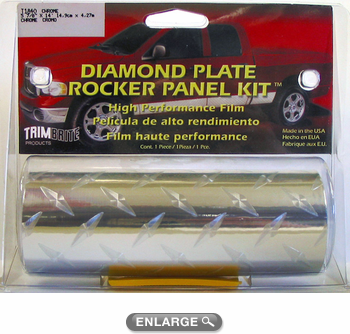 Trimbrite Diamond Plate Rocker Panel Kit 5-7/8" x 14ft